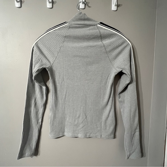 Abercrombie & Fitch soft knit grey half-zip sweater - Picture 2 of 4